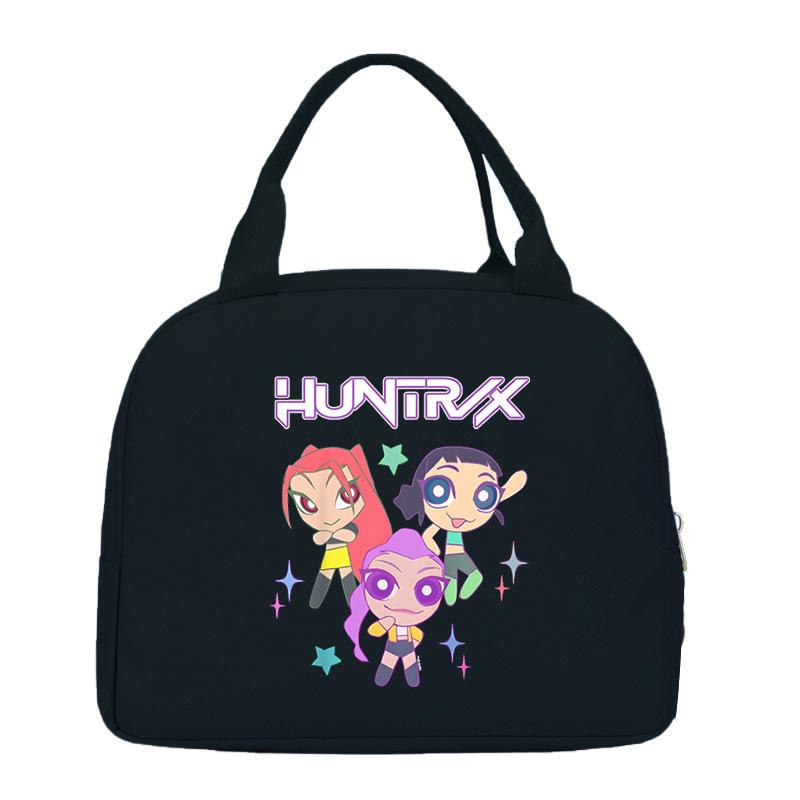Мультяшная Анимационная Академия Сумка-ланч Студенческая Термоизоляционная Сумка-ланчбокс Работники Офиса Ручная Сумка для Бенто