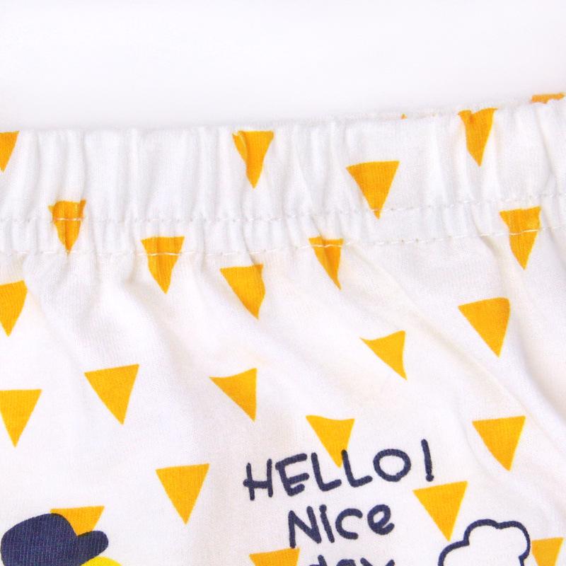 2024 Корейский стиль Мультяшный принт Трусы-шорты для малышей мальчиков и девочек - Коллекция Четыре сезона