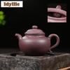 300 мл Исинская фиолетовая глина Классические чайники из Исина Ручная работа Горшок «Лотос» Чайник из сырой руды «Цветок персика» Ремесло Набор для чая из фиолетовой глины