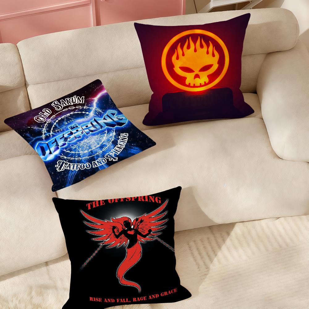 Rock Band The O-Offspring Pillow Case Applicable Space For Guest Rooms Interiors Cars Office House Decoration