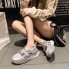Летние полые дышащие ультралегкие спортивные сандалии в стиле интернет-знаменитости 'папины кроссовки' женские износостойкие на платформе