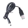 100cm Length USB Male To DC5521 Power Cord Charging Wire Line with Easy Access Switching Button 5V 3A Compatible
