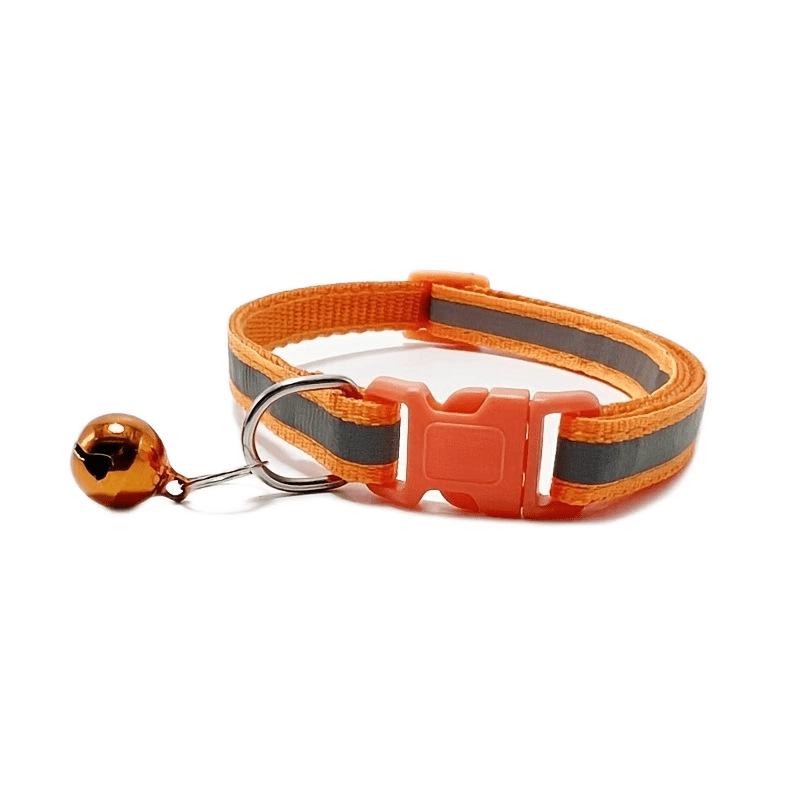 Reflective Pet Collar with Bell - Cat and Kitten Necklace