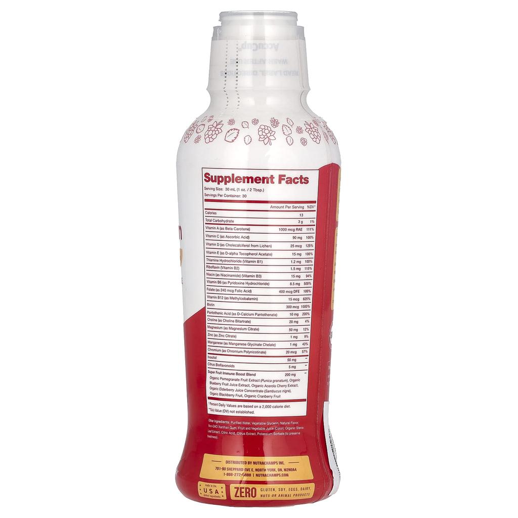 Complete Liquid Multivitamin, Raspberry, 887.206Ml(30Fl Oz)