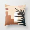Modern Minimalist Abstract Pillow Cover Minimalist Geometric Peachskin Velvet Cushion