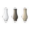 Outdoor Camping Glass Candle Light Lampshade Lamp Holder Clear Oil Lamp Shade Classic Vintage