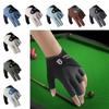 Бильярдная перчатка для левой руки, нескользящая, для тренировок по бильярду, перчатка с полупальцами, фитнес-аксессуары