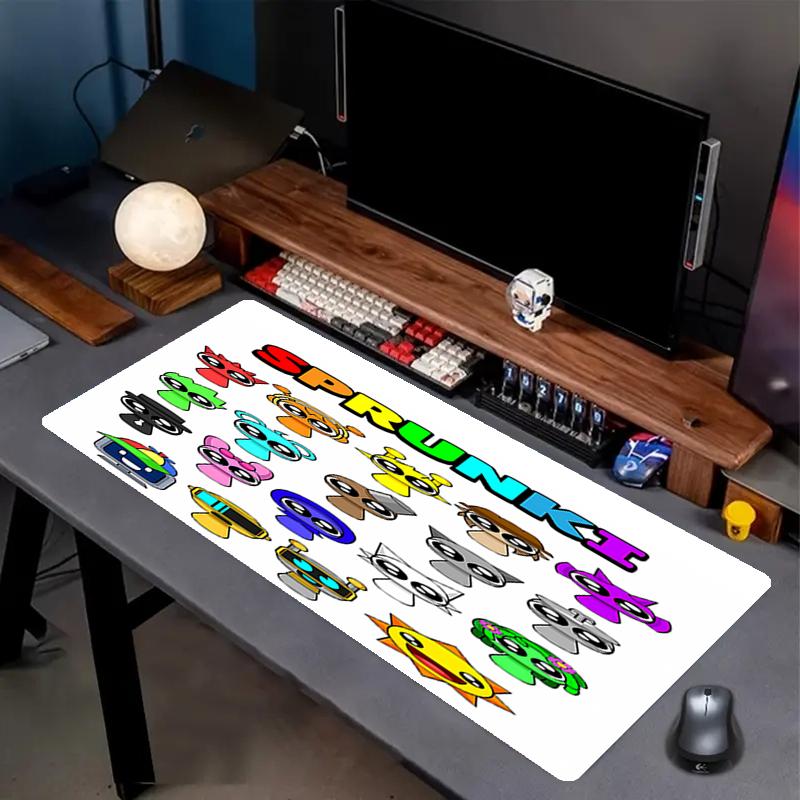Sprunki Theme Mouse Pad, Non Slip Rubber Base, Multifunctional Office & Home Decor, Perfect for Workspace Personalization.