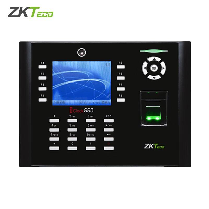 ZKTeco iClock660 Fingerprint Time Attendance Machine CN plug (adapter included)