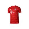 adidas ФК Бавария Мюнхен Сезон 2019-2020 Домашняя футболка Фан-версия С эмблемой команды и текстовым логотипом Короткий рукав Футбольные топы Мужские Красный DW7410