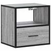 VidaXL Table de chevet murale sonoma gris 40x31x39,5 cm, armoire, table d'appoint, armoire de lit, armoire de chevet, table 848740