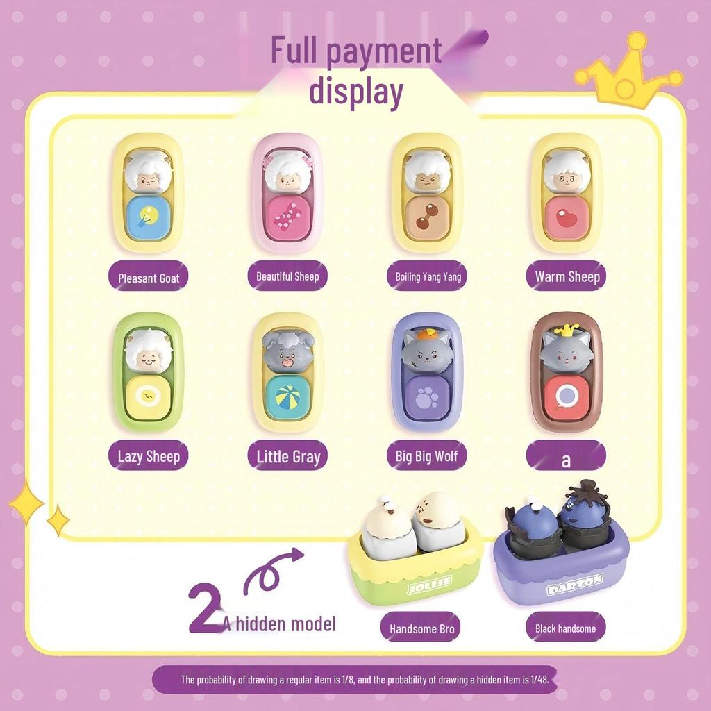 Creative Shin-chan Emotional Daily Life Blind Box - Cartoon Character Figure for Friends, Trendy Gift Toy