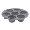Seven-hole Cake Mold Foldable Air Fryer Baking Mold Round DIY Porous Cake Mold Food-grade Silicone