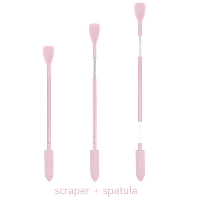 1 шт. силиконовый скребок с двойной головкой, косметический набор скребков для крема, инструменты для макияжа