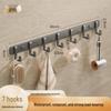 Punch-Free Wall-Mounted Coat and Towel Hook for Bathroom or Fitting Room