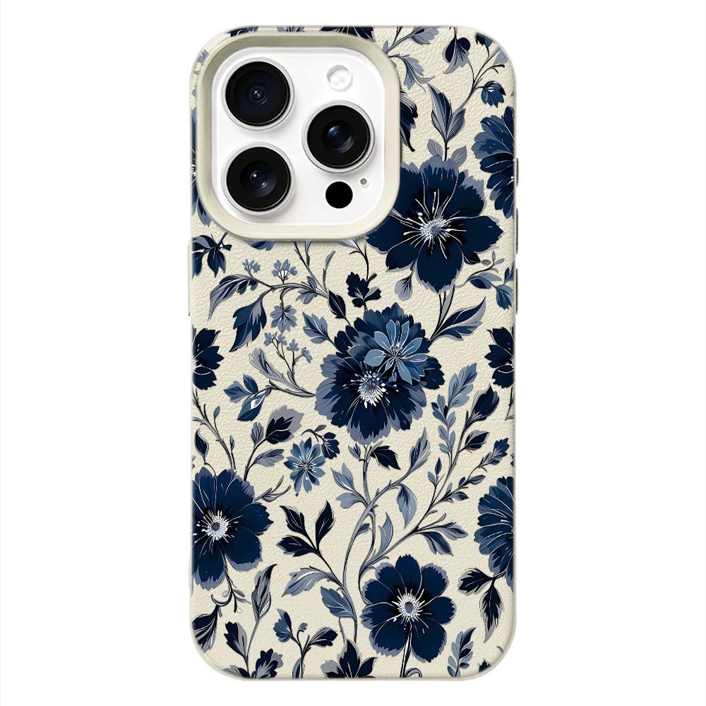 Beautiful Big Flowers Mobile Phone Case For IPhone 17 16 15 14 13 12 Pro Max 11 Ultra Slim Shockproof Cover For IPhone Air