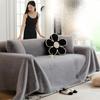High-End Entry Lux Winter Thicken Thermal Mink Fur Sofa Towel Cover Cloth New Cushion Integrated Cover Blanket Towel