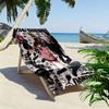 DAN DA DAN Print Beach Towel, Large Soft Quick Dry Towel for Beach Camping Swimming