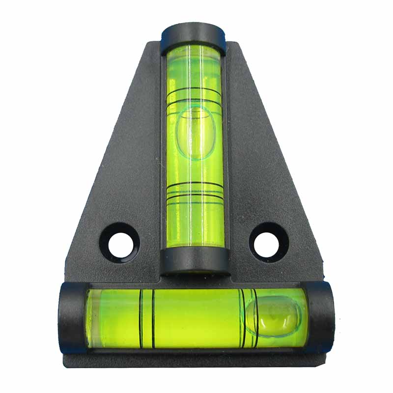 Т-образный спиртовой уровень измерительный инструмент треугольный пластиковый индикатор уровня корпус черный красный оранжевый желтый