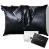 No Sheep Silk Pillowcase Washable Silk Day Gift Black 100% Mother's