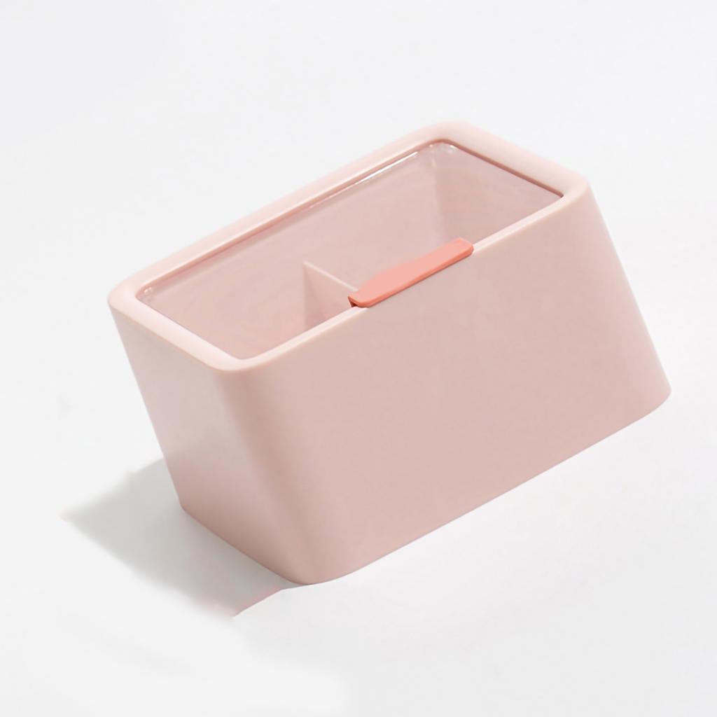 Коробка для хранения помады большой емкости, двухслойная сетка, прозрачная коробка для хранения с крышкой для