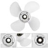 Marine Outboard Propeller 4 Blades 10 38x13in RH Aluminum Alloy Fit for Yamaha 25?60HP Engine