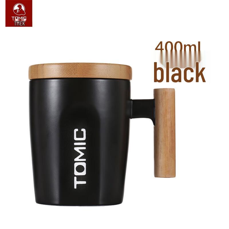 Керамическая кружка с деревянной ручкой TOMIC