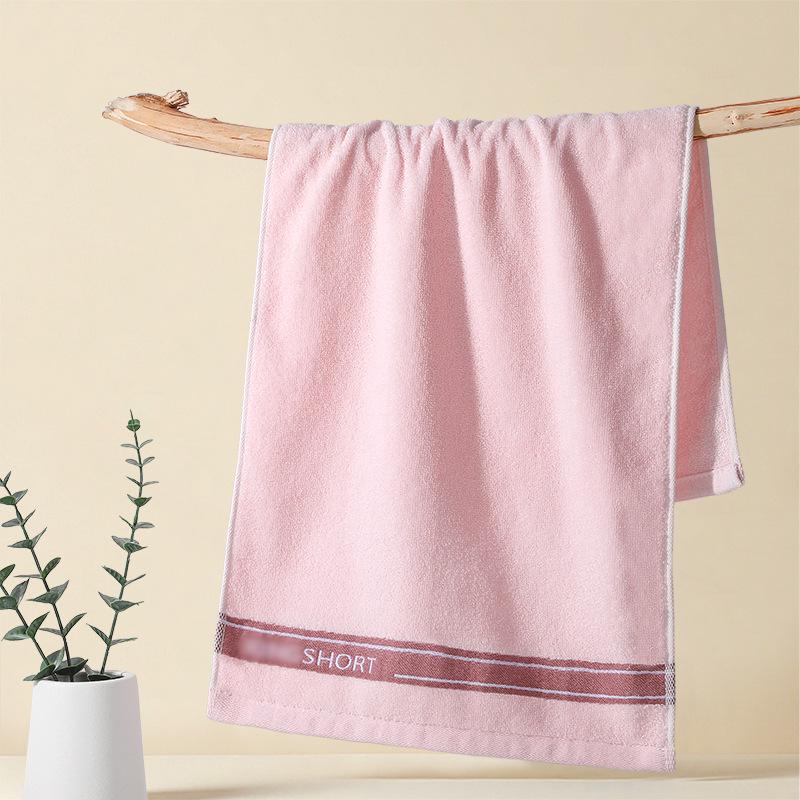 Гаоян Толстое Мягкое Водопоглощающее Полотенце из Чистого Хлопка, Однотонное, Взрослая Салфетка для Лица