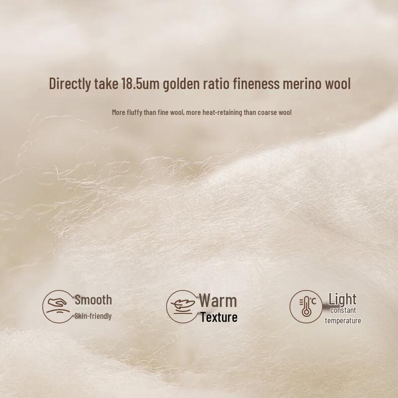 Shanghai Story 100% Wool Unisex Winter Scarf