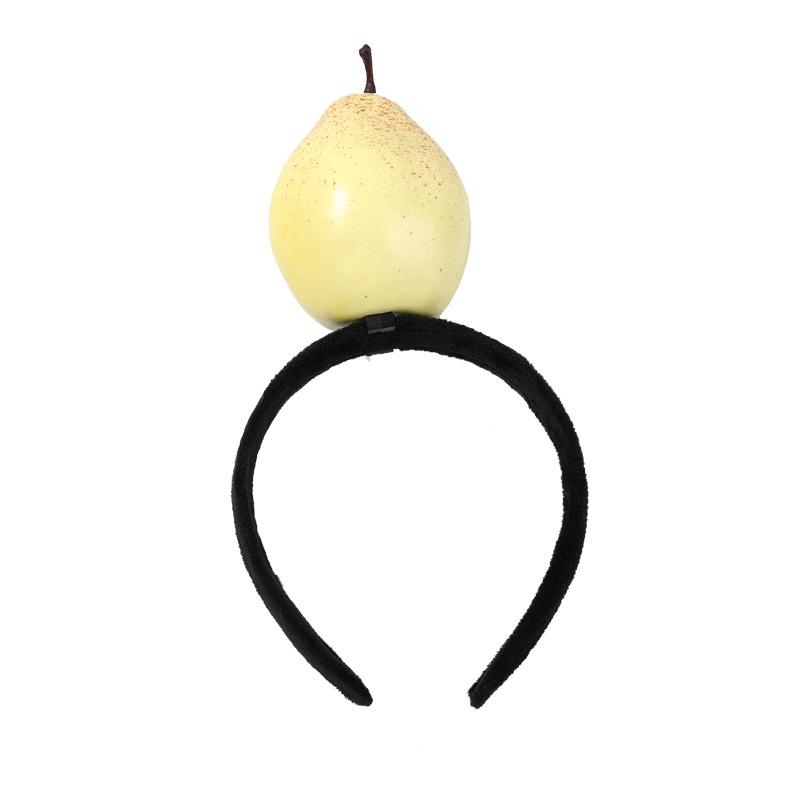 Креативные 3D-ободки для волос с овощами: Аксессуары для волос из моркови, перца, баклажана и зеленых овощей для женщин