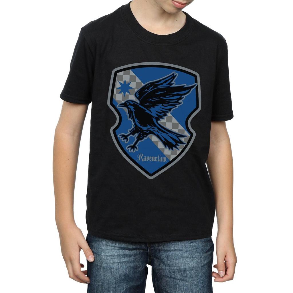 HARRY POTTER Boys Ravenclaw Crest Flat T-Shirt