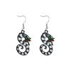Stunning Alloy Dragon And Snake Earrings With Eye-catching Gothic Style For Fashion-obsessed Individuals