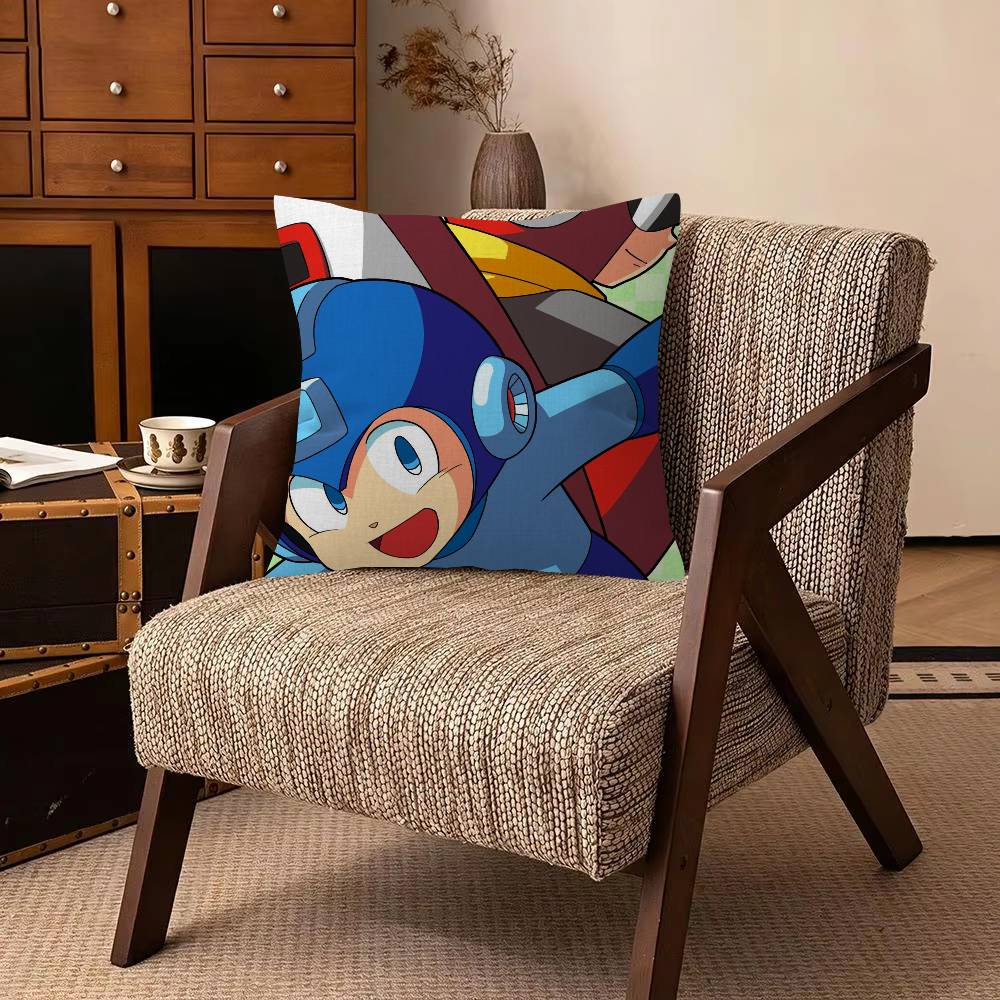 Игровой Megamans Декоративная наволочка в модном стиле вкладыш не включен дизайн с имитацией вышивки R-Rockman