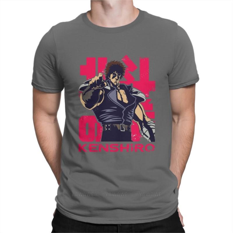 166b Kenshiro Tshirts Unisex Fist Of The North Star Japanese Unisexga Funny Cotton Tee Shirt Crewneck Short Sleeve T Shirt