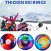 Colorful and Fashionable Inflatable PVC Foldable Winter Ski Ring Suitable for Snow Drifting/outdoor Leisure Family Activities