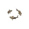 Shark Shark Statue Solid Brass Miniatures Figurines Personality Keychain Pendant  Car Keychain