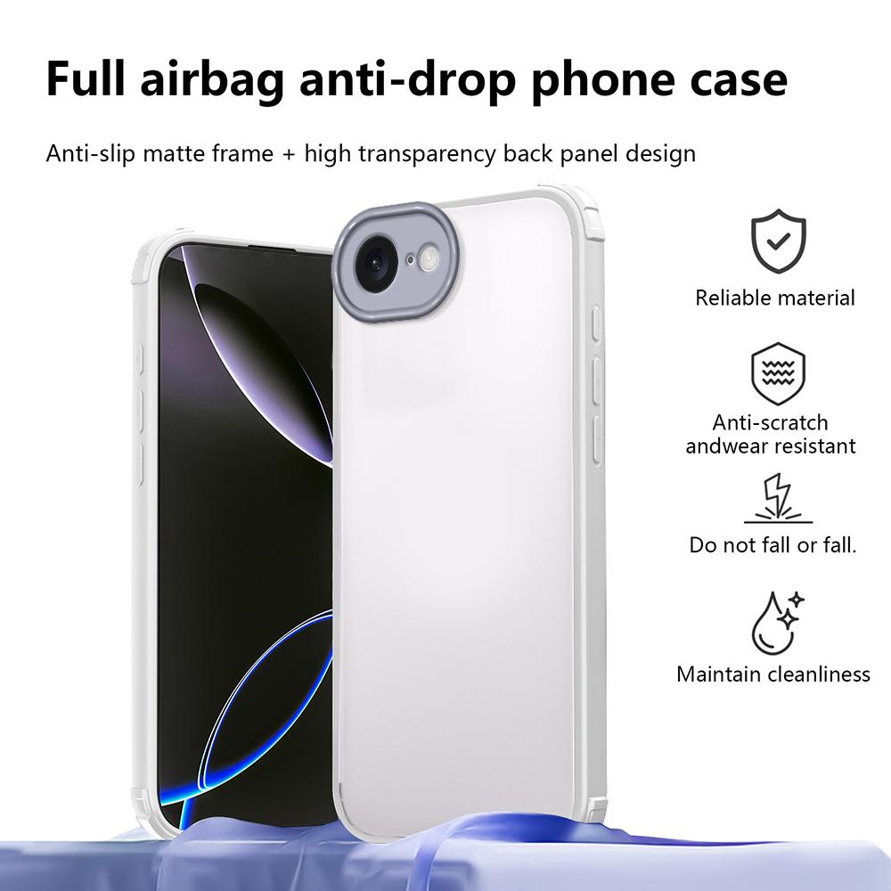 For iPhone 16e Case Reinforced Corner Shockproof TPU + Acrylic Phone Cover