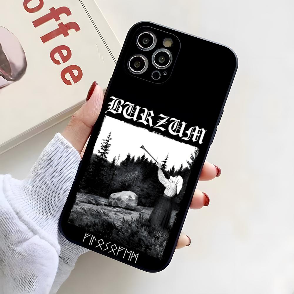 Чехол для телефона Burzums Band Rock Music для IPhone 17 Pro Max 16 15 14 Pro Max 13 11 X Xs Xr 8 7Plus Силиконовый чехол