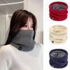 1PC Warm Knitted Scarf Thickened Plush Windproof Winter Neck Gaiter Cold Weather Outdoor Sport Ski Running Men Women Tube Scarf