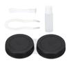 Contact Lens Case Box Kit Portable Contact Lens Storage Holder Tweezers Solution Tube Black