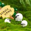 Micro Landscape Moss Resin Doll Adornments Cute Mini Simulation Small Sheep Cartoon Doll Decoration Accessories