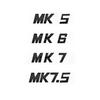 3D ABS буквы MK5 MK6 MK7 MK7.5 эмблема автомобиля значок наклейка для VW volkswagen GOLF автомобиль крыло багажник задняя наклейка