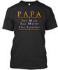 Футболка Papa The Man Сделано в США Размеры от S до 5XL Унисекс