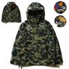Мужская толстовка-куртка A Bathing Ape с принтом головы акулы и камуфляжем, из мягкого дышащего материала