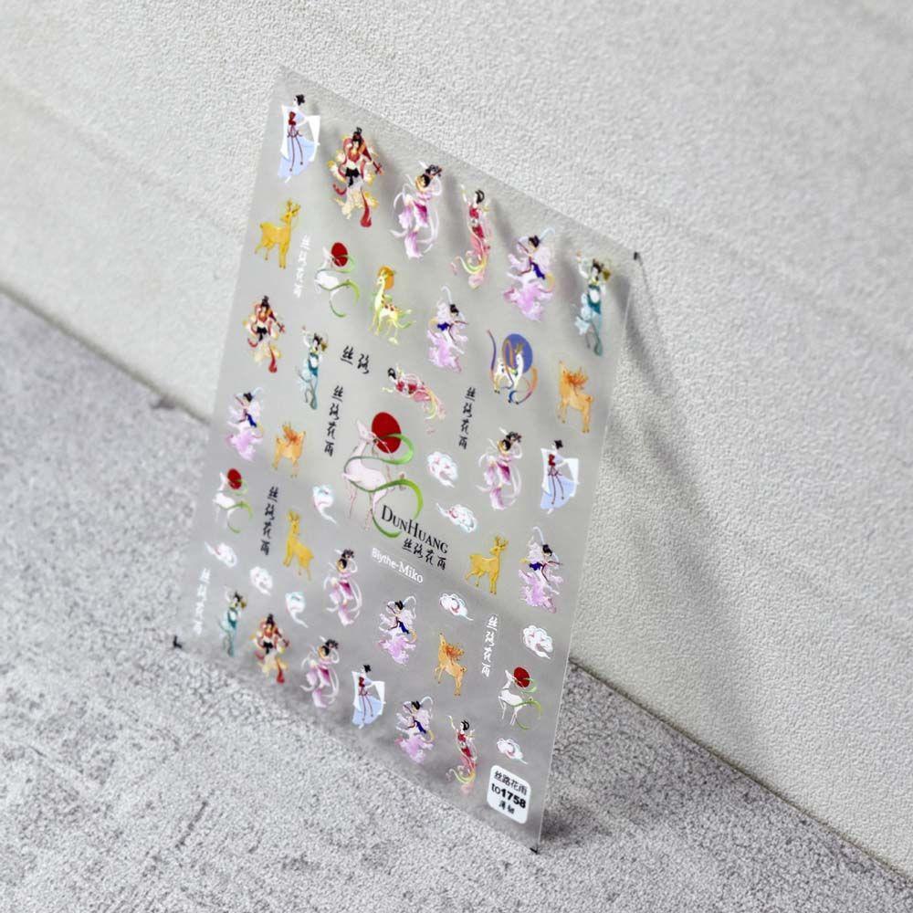 Ultra Thin 5D Engraved Nail Sticker Nail Polish Sticker DIY Nail Art Decoration 3D Nail Art Sticker