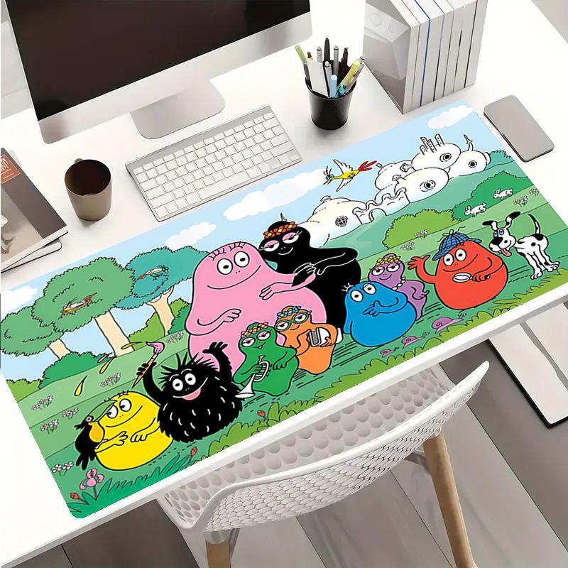 Barbapapa Mouse Pad - Non-Slip Rubber Base, Smooth Surface for Work,Gaming,Office,And Home Use, Desk Mouse Pad