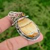 Daughters Day Deal Sterling Silver Picture Jasper Gemstone Citrine Wife Pendant