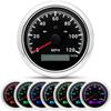 85MM Car Boat GPS Speedometer 0-200MPH Gauge Waterproof Speed Meter With 7 Colors Backlight for Marine Auto Motorcycle 12V/24V