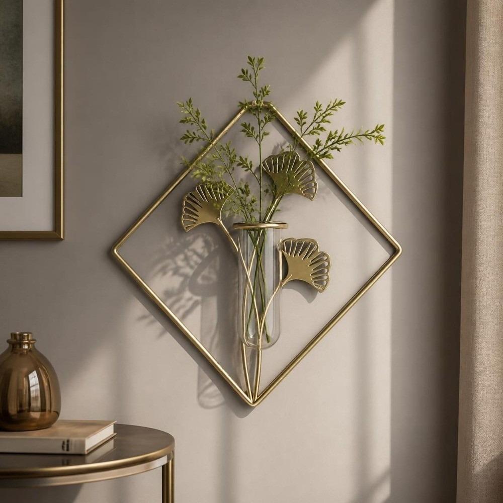 Vase Wall Mounted Planter Flower Pot Wall Hanging Planter Shelf Wall Decoration Home Decor
