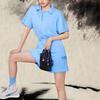 Puma Humming 3,SS23 Серия боди 'Дань китайской культуре' Женские светло-голубые с квадратным вырезом 621935-93